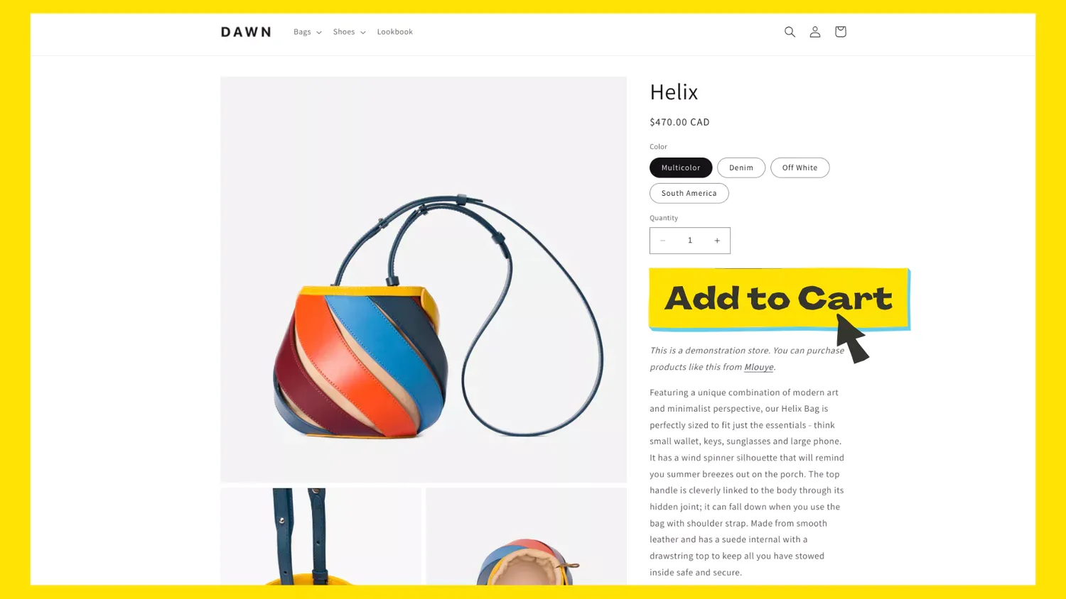 Shopify Product Page CTA button