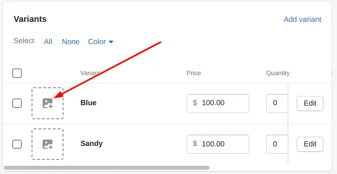 Default featured image assignment