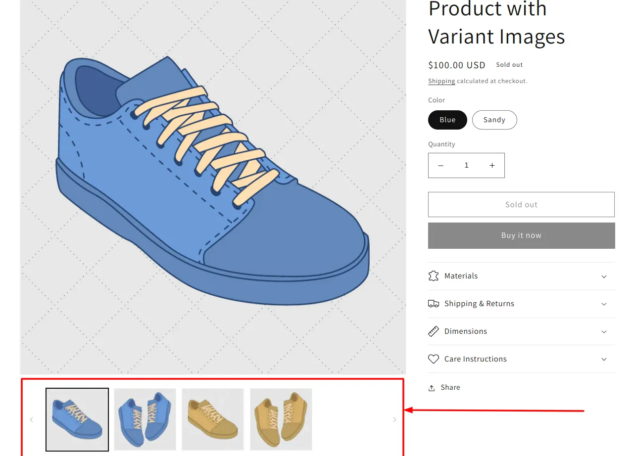 Default scrolling behavior